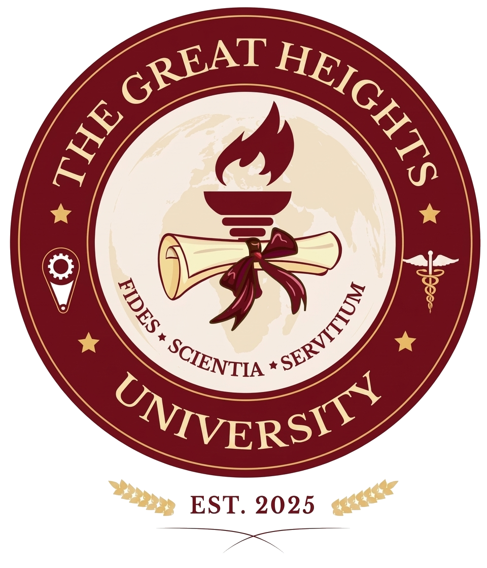The Great Heights University Logo