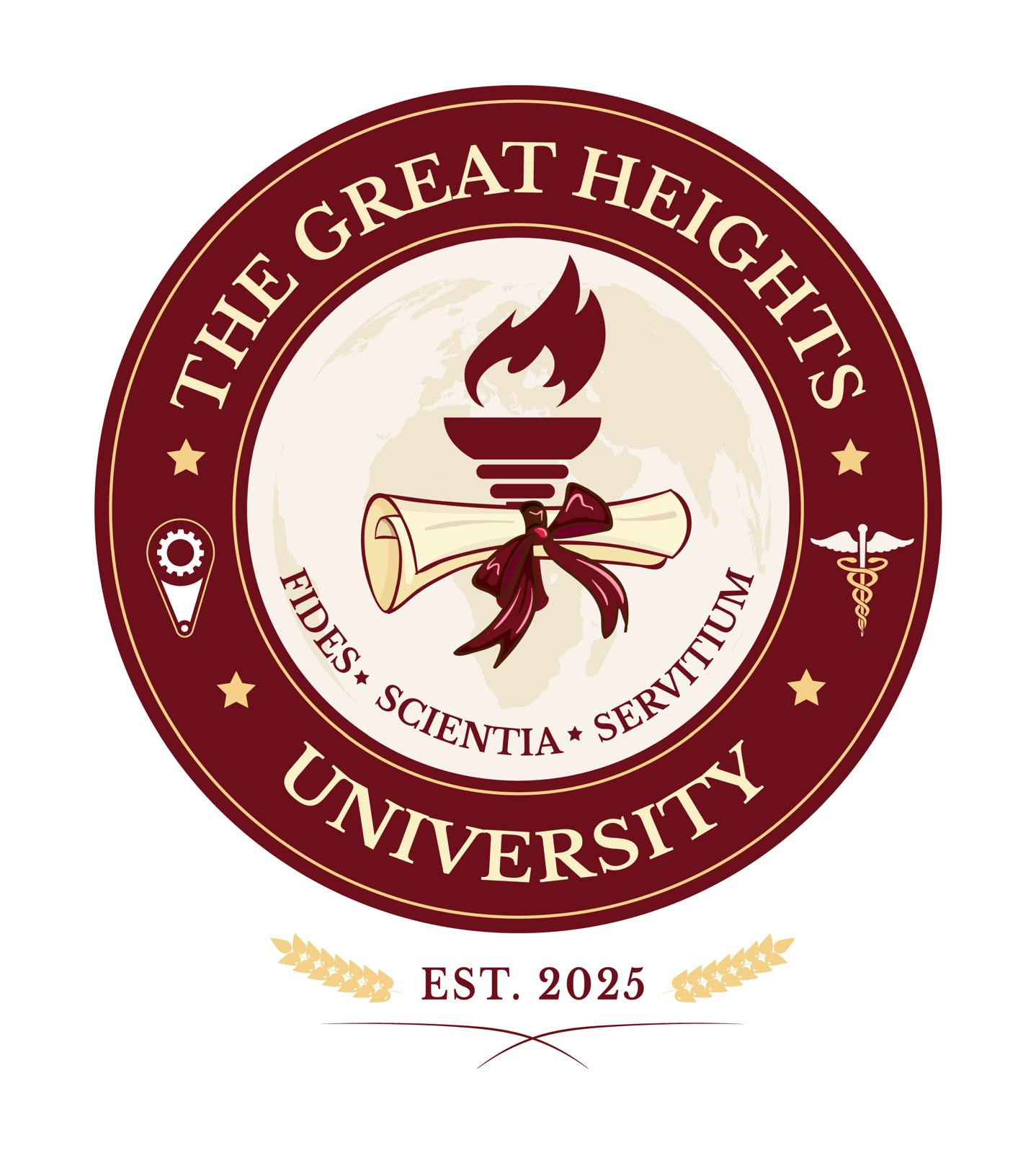 The Great Heights University Logo